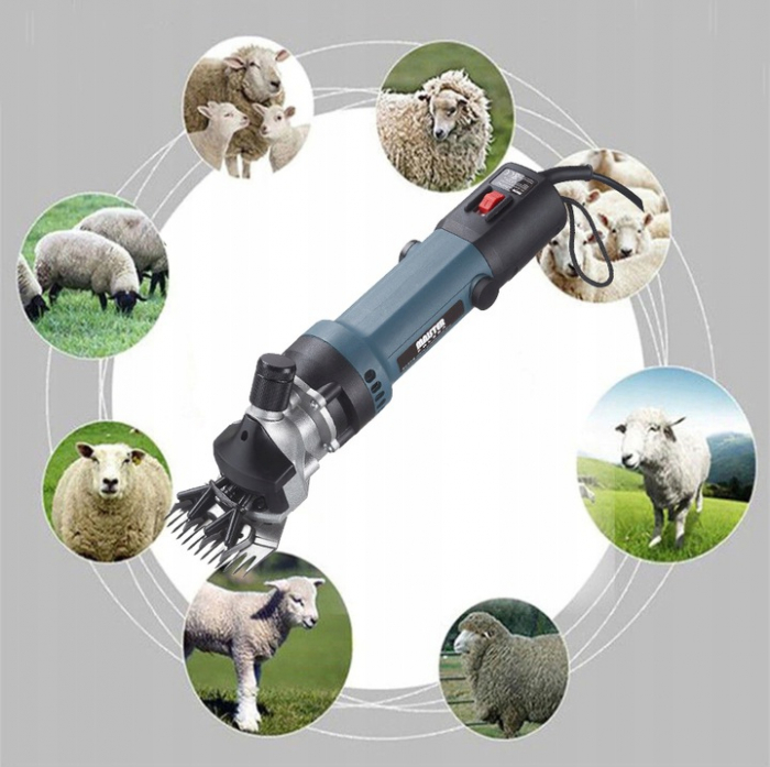 Aparat masina electrica tuns animale 850W cu 2 seturi de cutite oi berbeci caini capre (MP0411+C) [9]