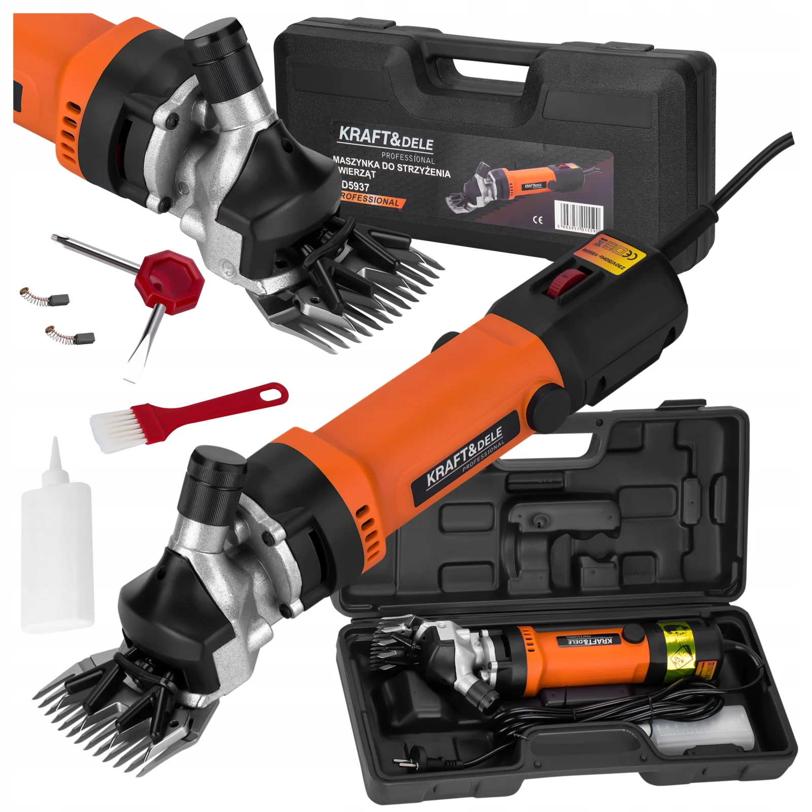 Aparat masina electrica tuns oi 1050w + cutit pentru masina electrica tuns oi (KD5937+RTMDSO0147-NO) [3]