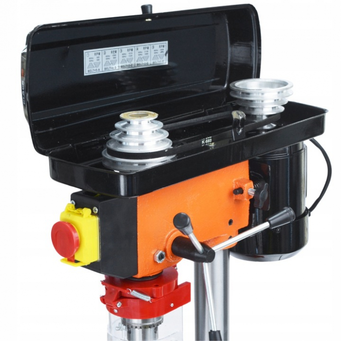 Aparat masina gaurit fixa 1600W 16mm de banc coloana verticala (12233) [6]