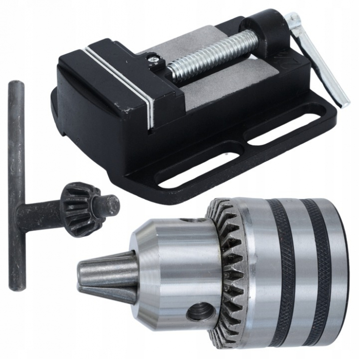 Aparat masina gaurit fixa 1600W 16mm de banc coloana verticala (12233) [5]