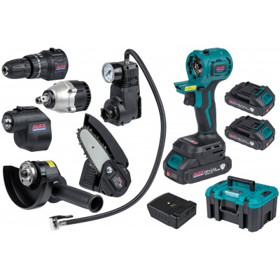Aparat masina multifunctionala 7 in 1 capete interscimbale cu baterii incluse (ALNWB-21BL) [2]