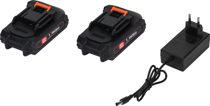 Aparat masina pistol de spalat cu presiune cu acumulator baterii 2x4Ah 20V 60bar + accesorii (KD662) [5]