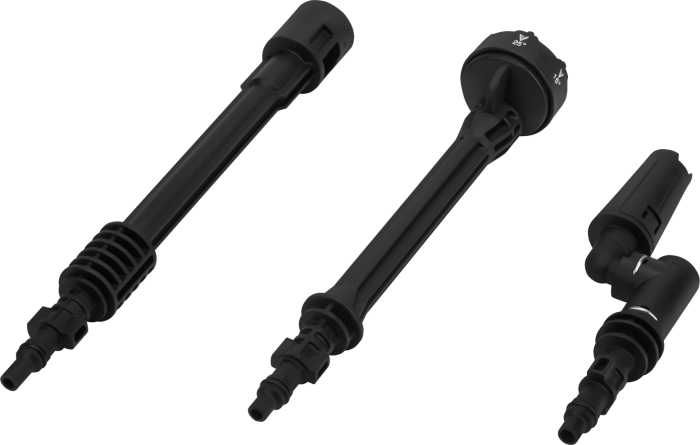 Aparat masina pistol de spalat cu presiune cu acumulator baterii 2x4Ah 20V 60bar + accesorii (KD662) [4]