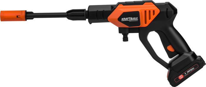 Aparat masina pistol de spalat cu presiune cu acumulator baterii 2x4Ah 20V 60bar + accesorii (KD662) [11]