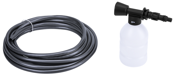 Aparat masina pistol de spalat cu presiune cu acumulator baterii 2x4Ah 20V 60bar + accesorii (WDS2250) [10]