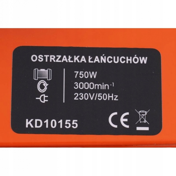Aparat masina profesionala ascutit ascutitor lant drujba 750W metalic  (KD10155) [9]