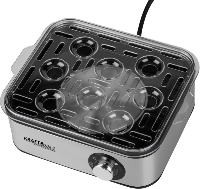 Aparat pentru fiert gatit oua, 8 compartimente, 500 W (KD4118) [4]