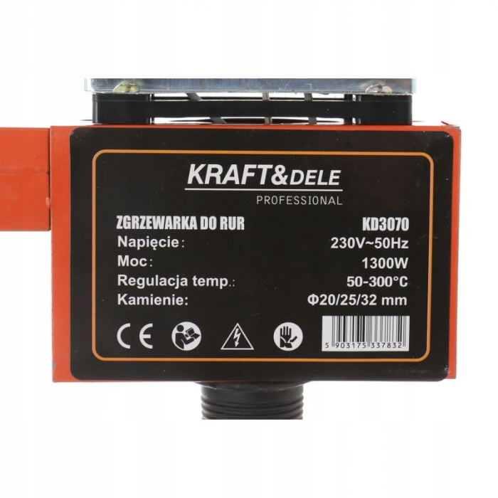 Aparat plita lipire lipit sudura sudat tevi PPR PVC Polipropilena 1300W 20-32mm (KD3070) [6]
