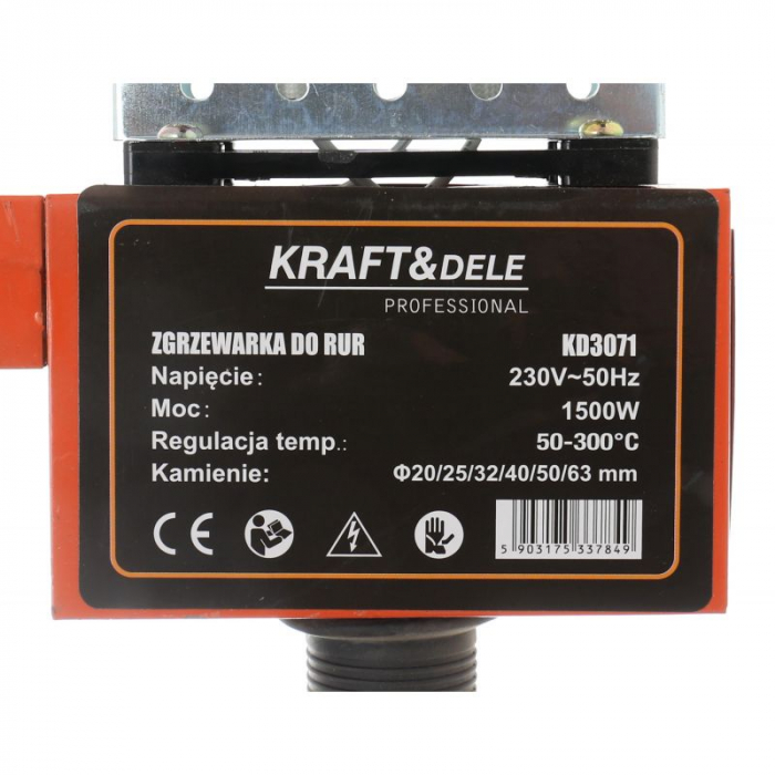 Aparat plita lipire lipit sudura sudat tevi PPR PVC Polipropilena 1500W 20-63mm (KD3071) [8]