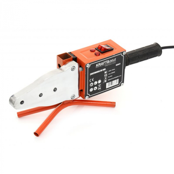 Aparat plita lipire lipit sudura sudat tevi PPR PVC Polipropilena 2900W 20-63mm + accesorii (KD3072) [3]