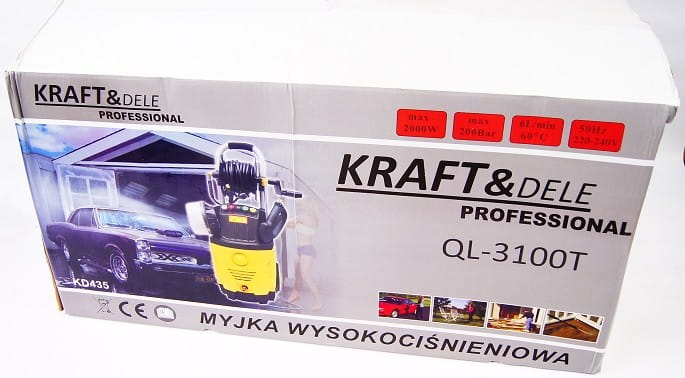 Aparat spalat jet cu presiune 200bar 2000W 6L min + accesorii conectare si spalare (KD435) [11]