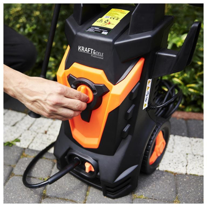 Aparat spalat jet cu presiune 200bar 2100W 6L min + accesorii conectare si spalare (KD439) [19]