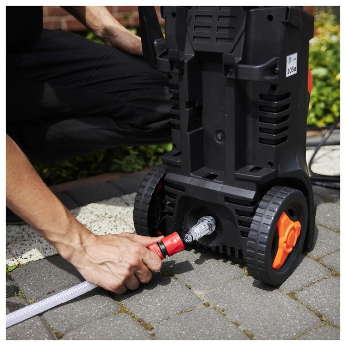 Aparat spalat jet cu presiune 200bar 2100W 6L min + accesorii conectare si spalare (KD439) [21]