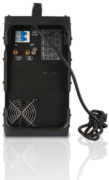 Aparat sudura 5 in 1 255A – MIG, MAG, MMA, TIG și tăietor cu plasmă (KD3423) [35]