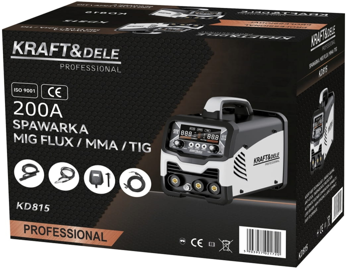 Aparat sudura MIG FLUX MMA TIG 200A cu IGBT si afisaj LCD (KD815) [16]