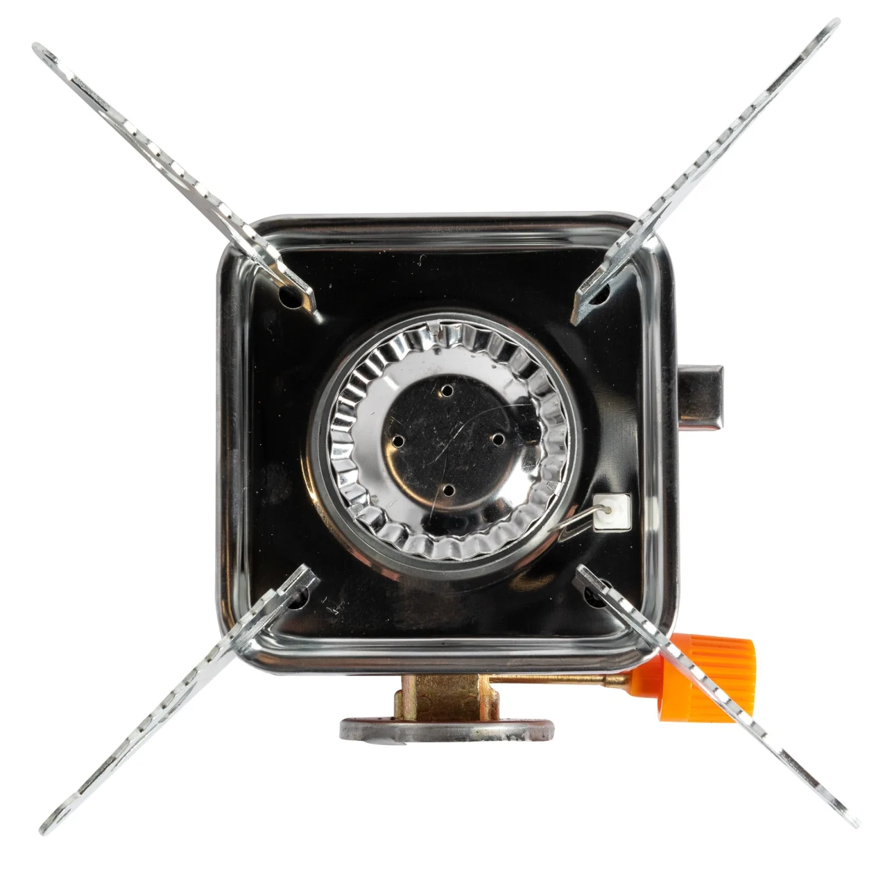 Aragaz camping putere termica 2.8 kw aprindere piezo-electrica compatibil rezerva gaz spray 95x95mm (GF-2437) [7]