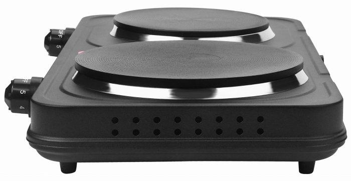 Aragaz electric cu 2 arzatoare 2600W 155 si 185 mm cu termostat reglabil (KD4166) [11]