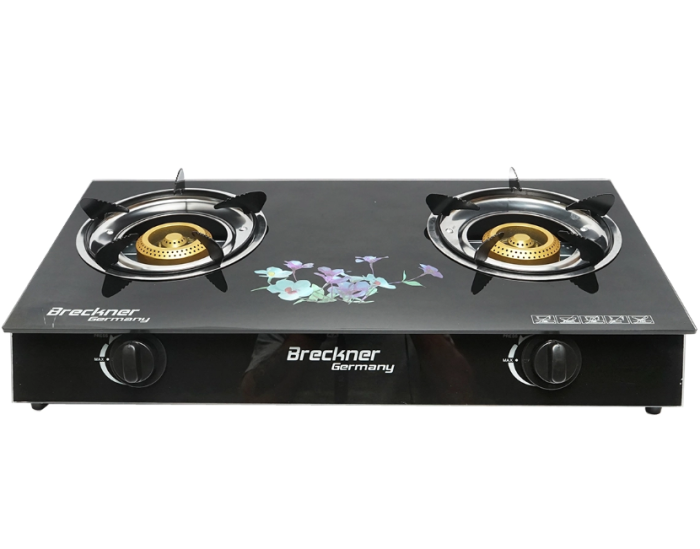 Aragaz, plita cu 2 arzatoare din fonta 2.5KW, sticla securizata 700x380x94mm DISMM70 (BK78953) [1]