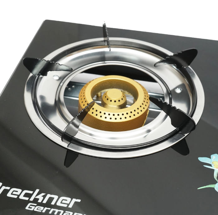 Aragaz, plita cu 2 arzatoare din fonta 2.5KW, sticla securizata 700x380x94mm DISMM70 (BK78953) [5]