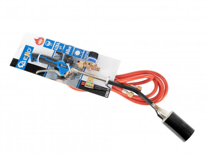 Arzator gaz parlitor cu clapeta furtun 5m reductor regulator (G20013) [7]