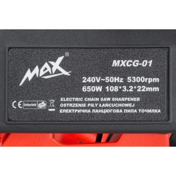 Aparat masina ascutit ascutitor lant 650W cu maneta de control si reglaj unghi 5300 rpm (MXCG-01) [15]