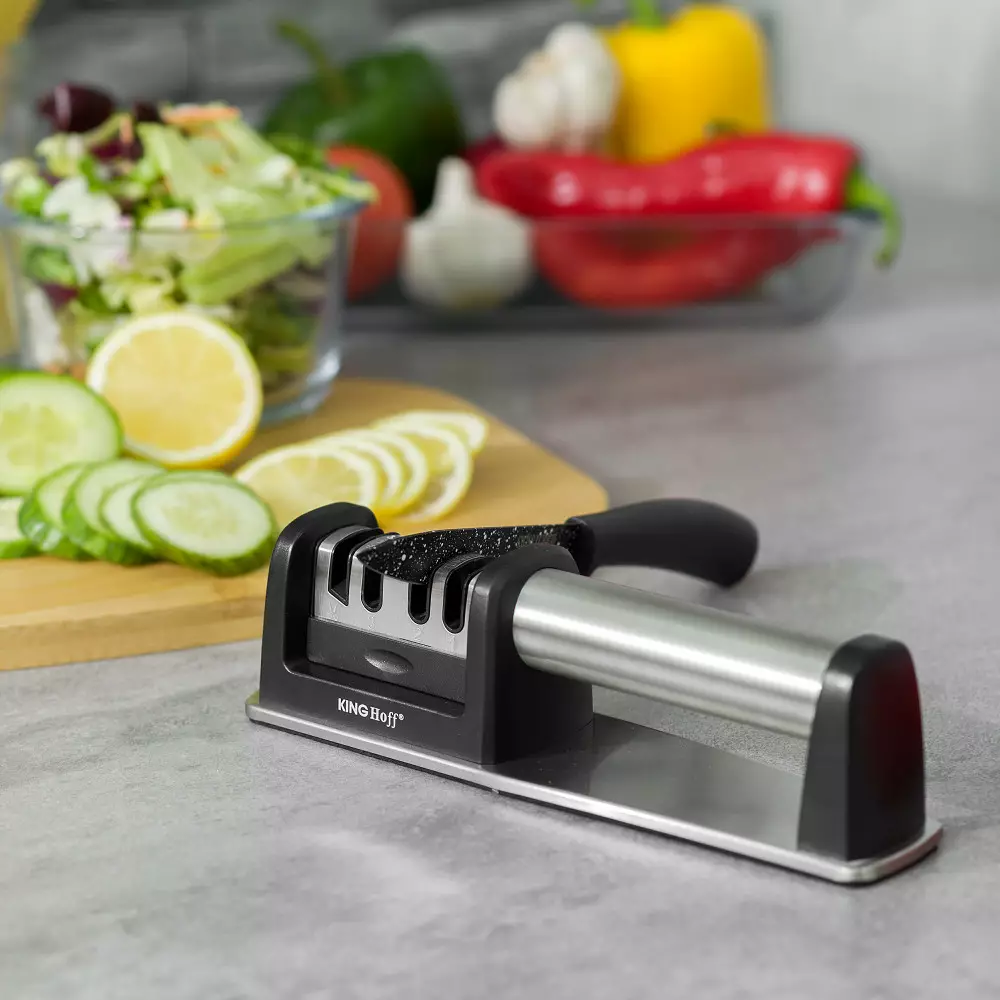 Ascutitor manual pentru cutite si foarfece (KH-1635) [2]