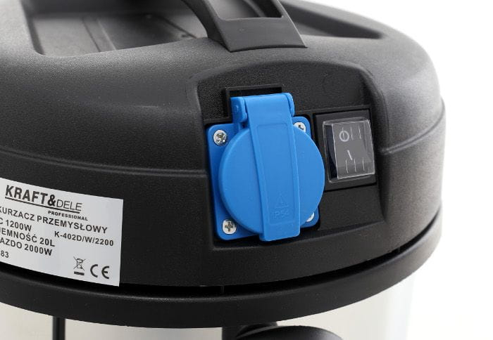 Aspirator industrial umed uscat 1200W 20L (KD483) [8]