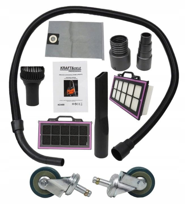 Aspirator industrial umed uscat pentru constructii 30L 1600W (KD488) [8]