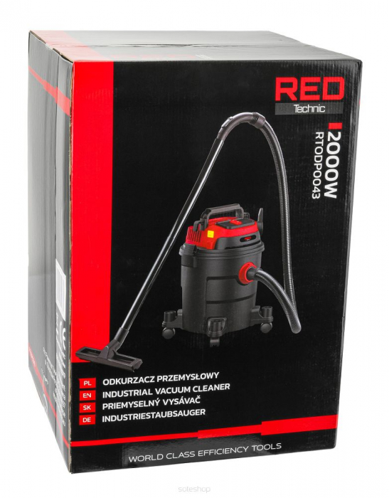 Aspirator multifunctional umed uscat 2000W 20L filtru HEPA (RTODP0043) [10]