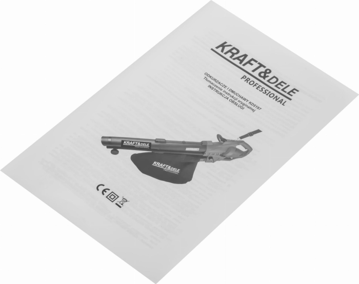 Aspirator si suflanta de frunze electrica 3600W cu functie de tocare 10:1 (KD5197) [12]