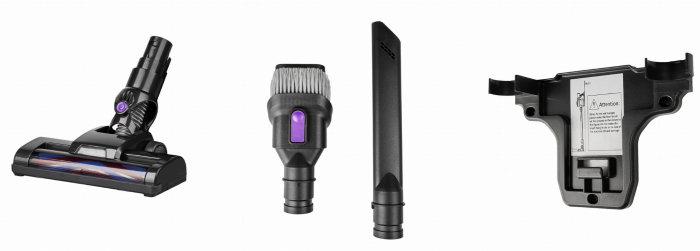 Aspirator vertical fara fir 22.2V 0.8L cu perie LED si acumulator Li-Ion (KD471) [6]