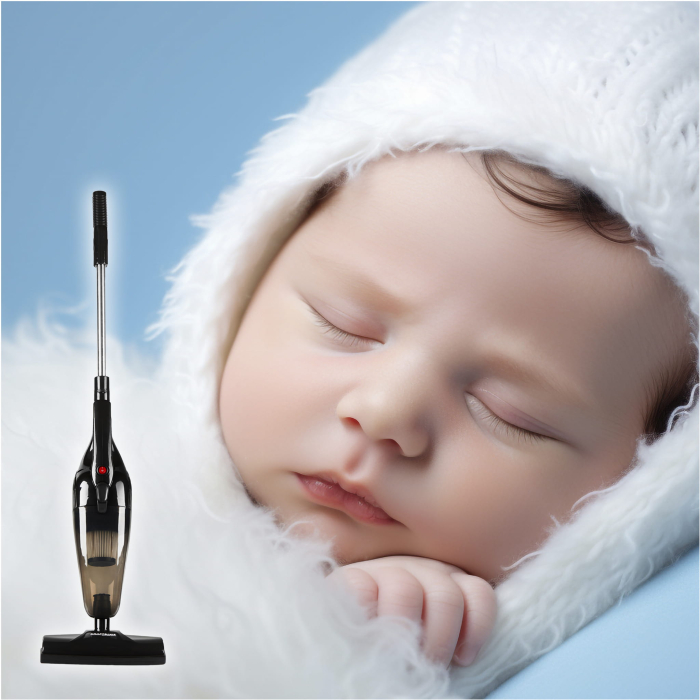 Aspirator vertical fara sac 2 in 1, 1000W, recipient 1L, filtru HEPA, perie LED (KD5165) [17]