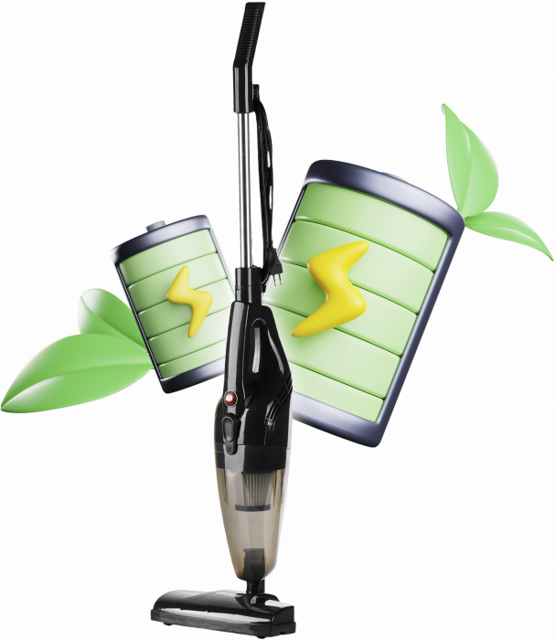 Aspirator vertical fara sac 2 in 1, 1000W, recipient 1L, filtru HEPA, perie LED (KD5165) [15]