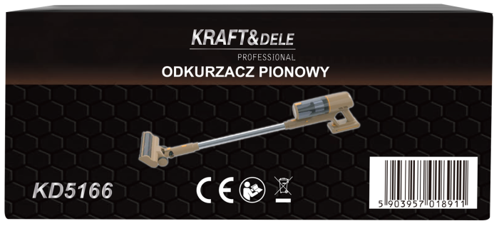 Aspirator vertical pe baterii acumulator 25,2V 2500mAh + accesorii (KD5166) [13]