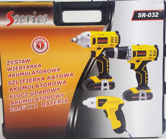 Autofiletanta + pistol impact 24.4V 3ah + surubelnita 3.6V (SR-032) [3]
