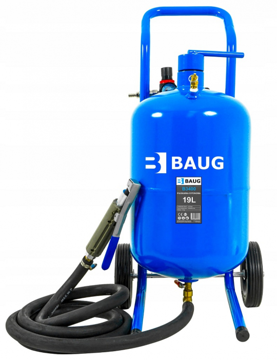 Statie mobila de sablare profesionala cu nisip mobila 19L aparat masina sablat (B3400) [3]