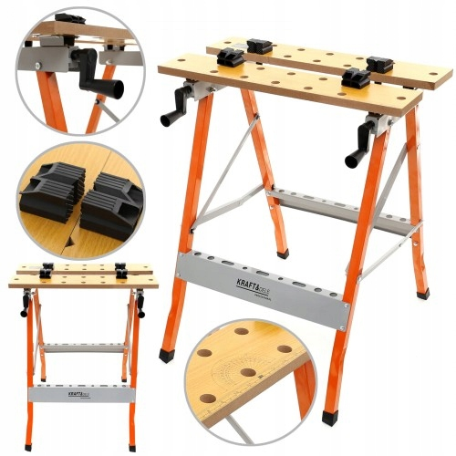 Banc de lucru constructie pliabila, 56x78x62cm (KD516) [4]