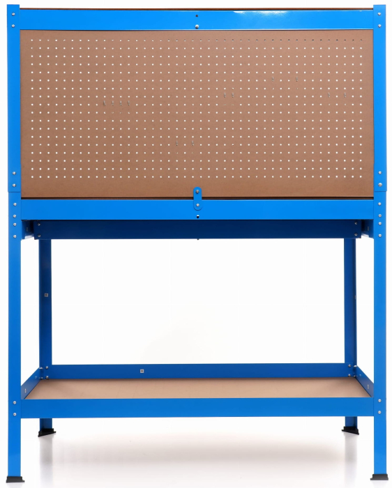 Banc de lucru cu perete scule si sertar 1200x600mm blat 12mm (KD640) [9]
