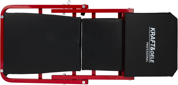 Banca atelier 2 in 1 tip sezlong si scaun, 6 roti pivotante, cadru metalic, 150 kg (KD10764) [15]