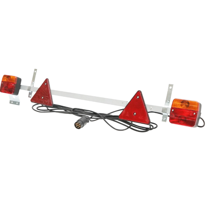 Bara remorca ajustabila 1-1,6m cu lampi, cablu 2,5/6m si fisa cu 7 pini (BK69127) [2]