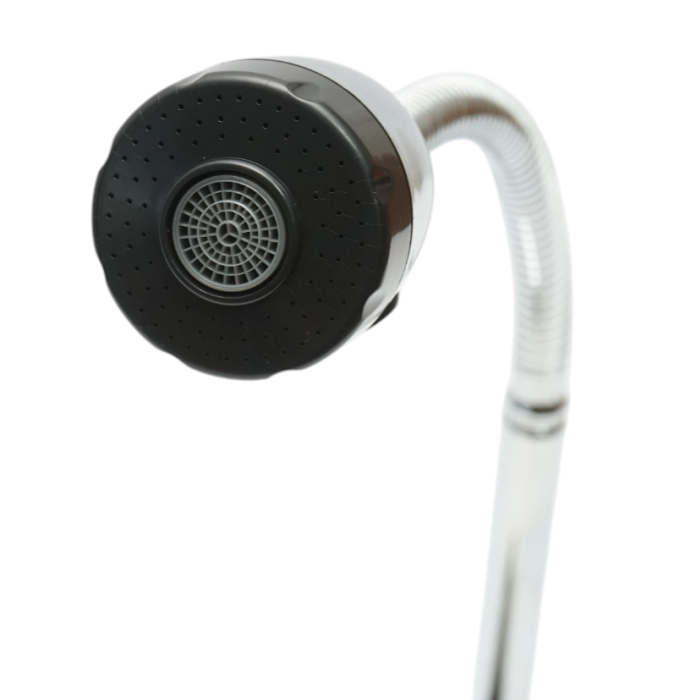 Baterie chiuveta bucatarie cu pipa flexibila, perlator 2 functii, crom lucios DISMU13 (BK79029) [4]