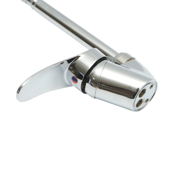 Baterie chiuveta bucatarie cu pipa flexibila, perlator 2 functii, crom lucios DISMU13 (BK79029) [7]