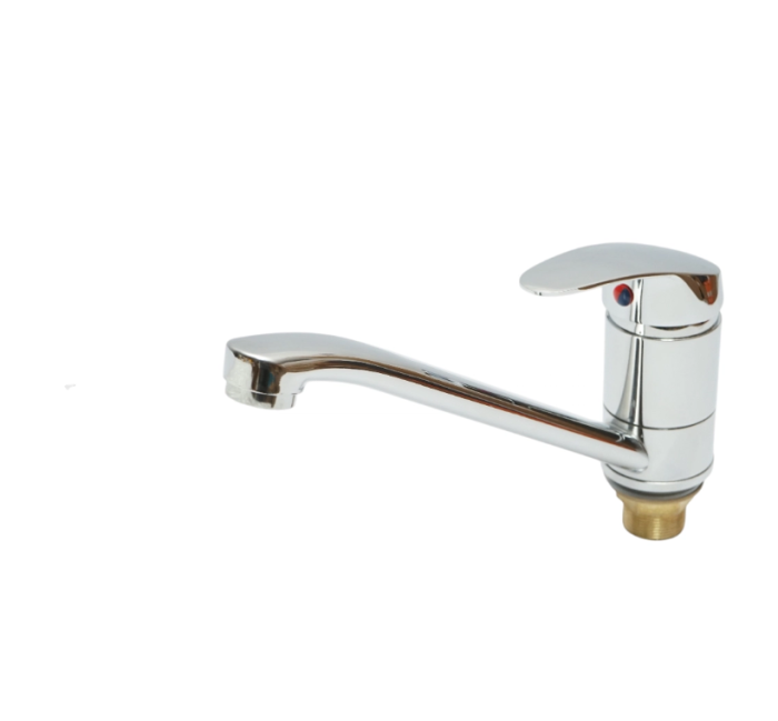 Baterie chiuveta bucatarie cu pipa mobila 22cm monocomanda, cartus ceramic, crom lucios (DISSY36) [1]