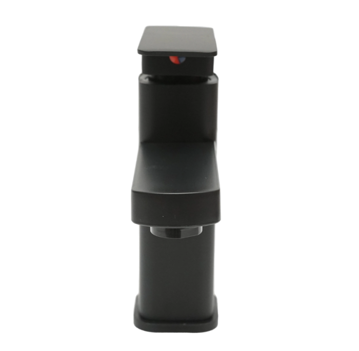 Baterie lavoar monocomanda, finisaj negru mat, montaj stativ, otel inoxidabil, accesorii incluse (DISPM65) [4]