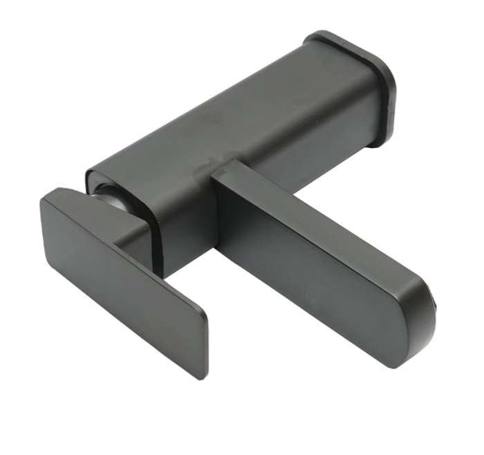 Baterie lavoar monocomanda, finisaj negru mat, montaj stativ, otel inoxidabil, accesorii incluse (DISPM65) [5]