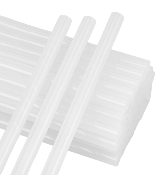 Batoane silicon pistol lipit 11x250mm albe adeziv termofuzibil 42 buc 1kg (KD11261) [2]