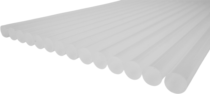 Batoane silicon pistol lipit 11x250mm albe adeziv termofuzibil 42 buc 1kg (KD11261) [6]