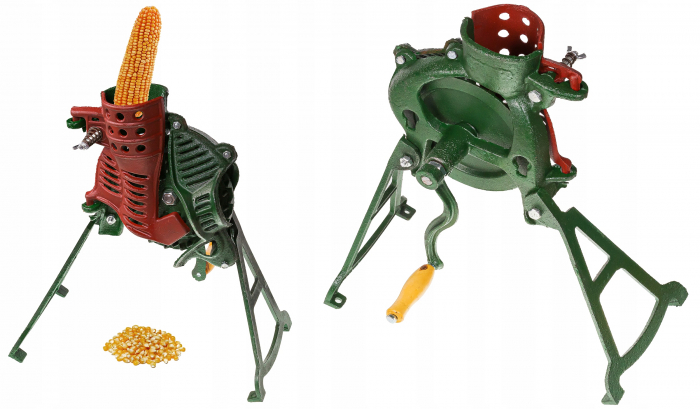 Batoza manuala desfacut curatat porumb moara cu roata (G73187) [11]