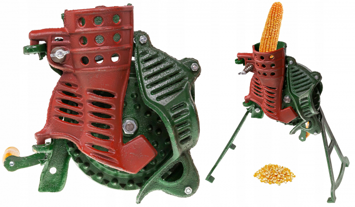 Batoza manuala desfacut curatat porumb moara cu roata (G73187) [7]