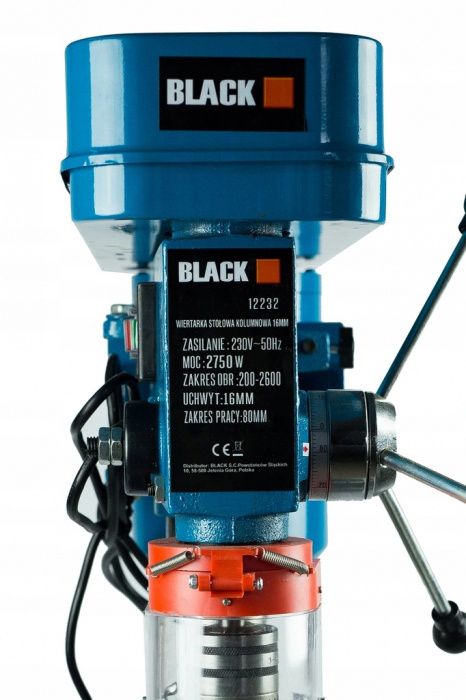 Aparat, masina de gaurit, bormasina fixa 2750W 16mm de banc coloana verticala (12232) [2]